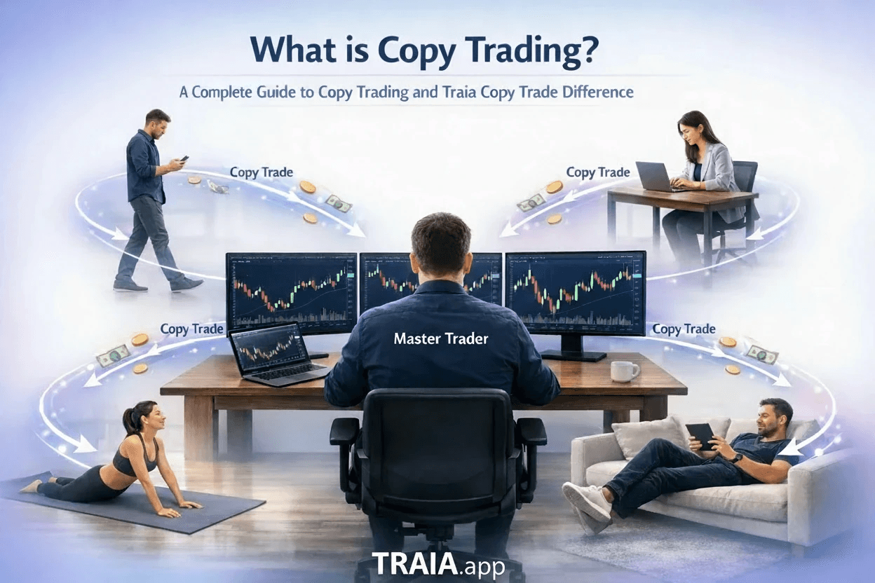 Copy trading на платформе Traia с профессиональными трейдерами